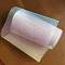 Polyester Deco Mesh Ribbons, Rainbow Gradient Color Glitter Tulle Fabric, for DIY Craft Gift Packaging, Home Party Wall Decoration, White, 5-7/8 inch(150mm), about 10.00 Yards(9.14m)/Roll