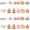 22Pcs 11 Styles Halloween Theme Opaque Resin Decoden Cabochons, Mixed Shapes, 14~28x20.5~31.5x8.5~11mm, 2pcs/style