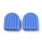 Silicone Beads, Arch, Cornflower Blue, 19x16.5x5.5mm, Hole: 2mm
