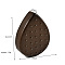 Wooden Earrings Storage Rack, Jewelry Display Holders, Teardrop, 9.94x7.9x2.2cm