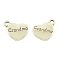 Tibetan Style Alloy Pendants, Heart with Word Grandma, Cadmium Free & Nickel Free & Lead Free, Antique Silver, 16x17x3mm, Hole: 2mm