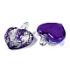 Подвески lampwork FOIL-K003-02F-2