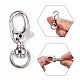 Iron Swivel Lobster Claw Clasps E546Y-4