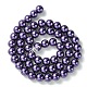 Eco-Friendly Dyed  Glass Pearl Round Bead Strands X-HY-A002-8mm-RB099-2