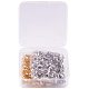 PandaHall Elite 800pcs Pinch Clip Clasp Bail Iron Snap Bail Hook Pendant Charms Clasps Chain Connector for Necklace Jewelry Findings(Golden IFIN-PH0023-98-6