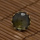 12x5~6 mm Kuppel transparent Glascabochons und antike Bronzemessingohrbolzen Zubehör für diy Ohrstecker DIY-X0180-AB-NF-2