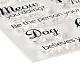 Tpr Wörter transparente Briefmarken DIY-G034-01G-3