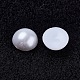Cabochon imitazione perla acrilica X-OACR-XCP0001-02-2