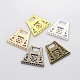 Filigree Trapezoid Plating Zinc Alloy Chandelier Components PALLOY-N0099-10-1