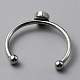 304 Stainless Steel Cuff Ring Components FIND-WH0129-74A-P-2