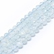 Natürliche Aquamarin Perlen Stränge G-F715-001B-1