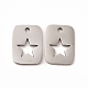 201 Stainless Steel Charms X-STAS-E188-01P-1