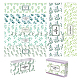 Pandahall elite 90 pz 9 tag di carta sapone fatto a mano in stile DIY-PH0005-35-1