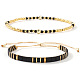 Set di braccialetti elasticizzati con perline di vetro&nbsp;MD3994-4-1