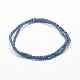 Electroplate Glass Beads Strands X-EGLA-J144-FR-A03-2