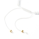 Verstellbare geflochtene Perlenarmbänder aus Nylonfaden BJEW-JB06440-01-5