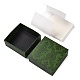 Caja cuadrada de cartón para pulseras con estampado de flores. CBOX-Q038-03C-2