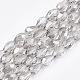 Chapelets de perles en verre électroplaqué EGLA-T013-05K-1