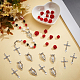 Superfindings religion et collier de perles de rose kit de fabrication de bricolage DIY-FH0004-05-2