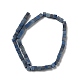 Natürlichen blauen Aventurin Perlen Stränge G-I327-A01-3