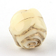 Chapado abalorios de acrílico de la flor PACR-Q102-72A-2