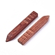 Slicker artesanal de cuero de palisandro natural TOOL-WH0119-64-2