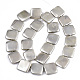 Spray Painted Shell Pearl Beads Strands SSHEL-R045-03B-02-2