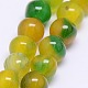 Natural Agate Round Beads Strand G-L086-6mm-01-2