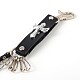 Personalized Hip Hop Motorcyle Biker Men's 2-Layer Curb Chain Cowhide Skull Wallet Jean Trousers Pants Key Chains KEYC-O006-15A-3