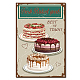 CREATCABIN Fresh Baked Goods Tin Sign Vintage Metal Tin Signs Kitchen Signs Wall Funny Retro Signs for Cafe Bar Shop AJEW-WH0157-036-1