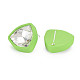 Crystal Rhinestone Triangle Stud Earrings with 925 Sterling Silver Pins for Women MACR-S275-036B-3