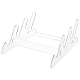 3-Tier Assembled Acrylic Keyboard Display Stand Shelf ODIS-WH0034-14-1