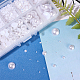 Cabujones de perlas de imitación de plástico ABS SACR-PH0007-09-2