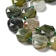 Chapelets de perles en jaspe verte naturelle de la ligne G-NH0004-009-4