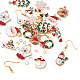 DIY-Kits zur Herstellung von Weihnachtsohrringen DIY-TA0002-86-3
