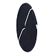 プラスチックシェーパー配管  綿布のアウトソーシング  服飾材料  ブラック  10mm  12ヤード/ロール DIY-WH0259-84B-1