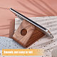 木製携帯電話ホルダー  l形  ココナッツブラウン  10x7.5x5.7cm DJEW-WH0039-26-5