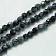 Natural Snowflake Obsidian Beads Strands G-K020-3mm-15-1