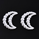 Anillos de unión de perlas de imitación de plástico abs OACR-T015-07-01-2