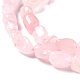 Fili di perline quarzo roso  naturale  G-G018-13-2
