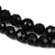 Натуральный черный турмалин бисер нитей&nbsp;LS-G-G927-46-9
