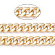 Aluminum Faceted Curb Chains CHA-N003-14KCG-2