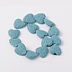 Synthetic Lava Rock Bead Strands G-N0113-14-2