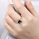 Модный латунь кубического циркония палец кольца RJEW-BB18911-8-7