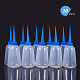 プラスチック接着剤ボトル  透明なプラスチック漏斗ホッパー付き  ブルー DIY-BC0002-38-3