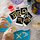 Никелевые декоративные наклейки DIY-WH0465-002-3