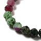 Natural Ruby in Zoisite Beads Strands G-I341-13A-4