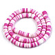 Handmade Polymer Clay Beads Strands CLAY-TAC0001-07D-2