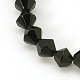 Half-Handmade Transparent Glass Beads Strands GB6mmC27-1