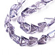Transparent Electroplate Glass Beads Strands EGLA-T024-01B-04-3